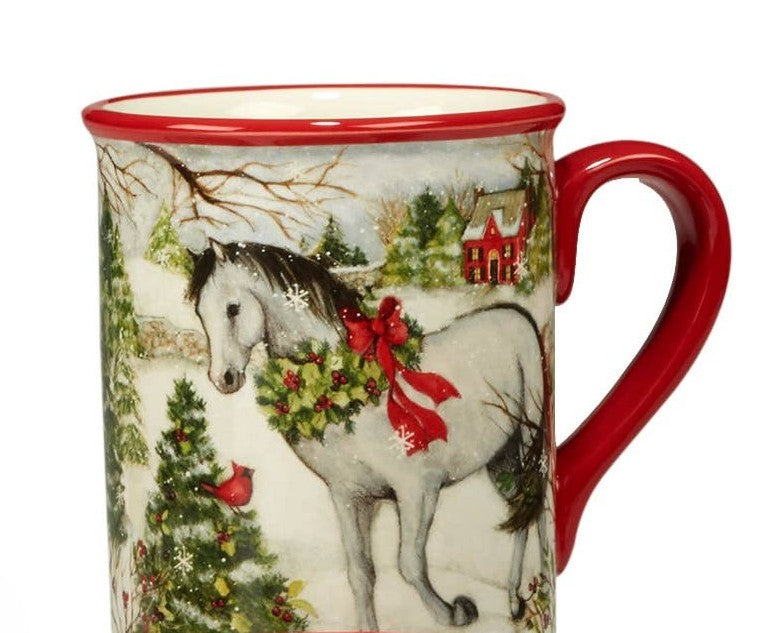 Certified International - Christmas on the Farm Mug 18 oz