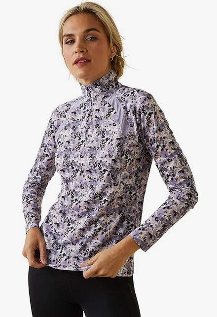 Ariat Ladies Sunstopper 2.0 1/4 Zip Shirt- VARIOUS PRINTS - CLOSEOUT