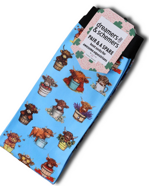 Dreamers & Schemers Boot Socks - A Pair & A Spare!!