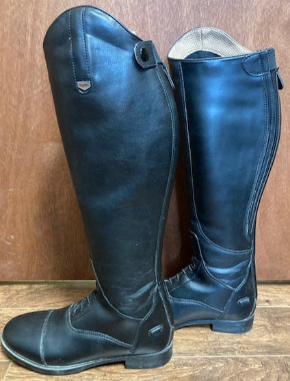 GENTLY USED- Horze Women's Rover Tall Field Boots BLACK SIZE 8.5 (39)