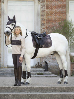 Lemiuex Heritage Check Dressage Square Saddle Pad