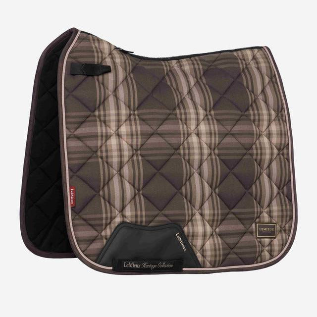 Lemiuex Heritage Check Dressage Square Saddle Pad