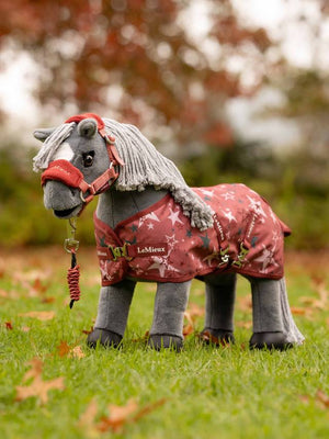 Lemiuex Toy Pony Printed Turnout Rug - Spiced Earth