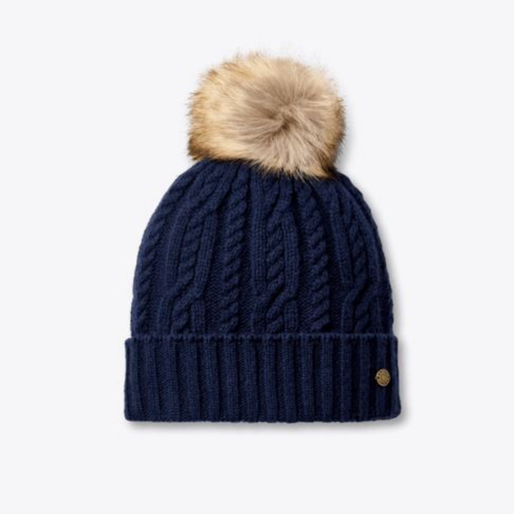Ariat Womens Langford Beanie-NAVY