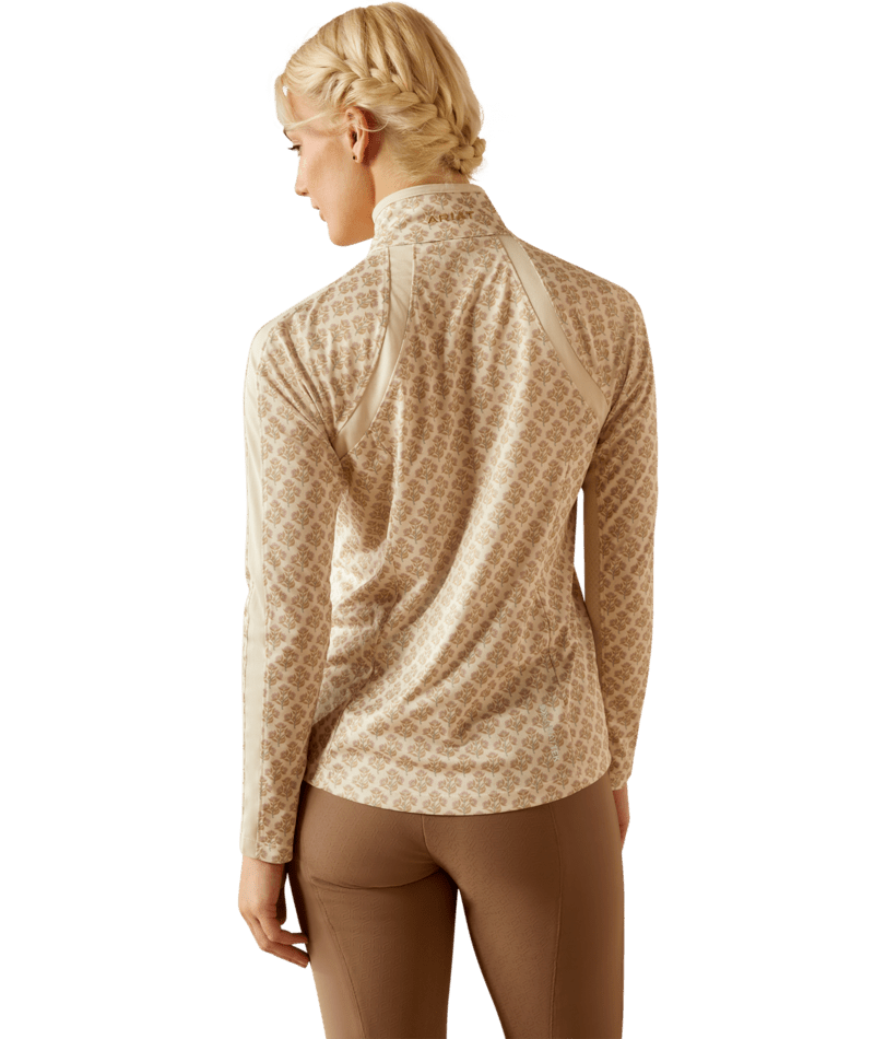 Ariat Sunstopper 3.0 1/4 Zip Baselayer - Almond Milk