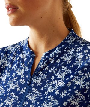 Ariat Labyrinth 1/4 Zip Baselayer Short Sleeve Top