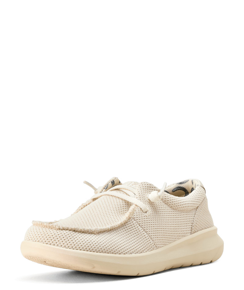 Ariat Ladies Hilo Shoe - Cream Mesh