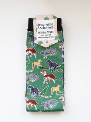 Dreamers & Schemers Limited Edition Holiday Boot Socks