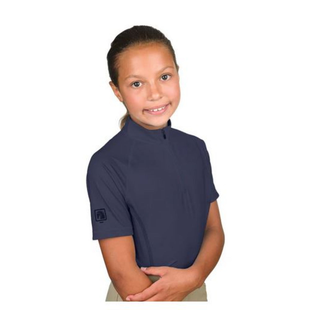 Romfh Kids Half Zip SunShirt Short Sleeve