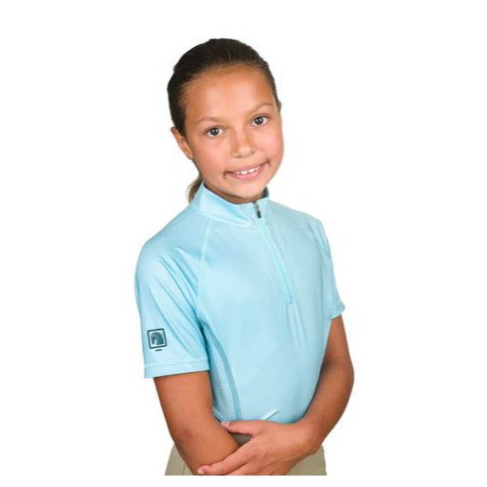 Romfh Kids Half Zip SunShirt Short Sleeve