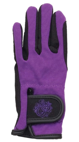 Ovation Child Horseshoe Embroider Glove