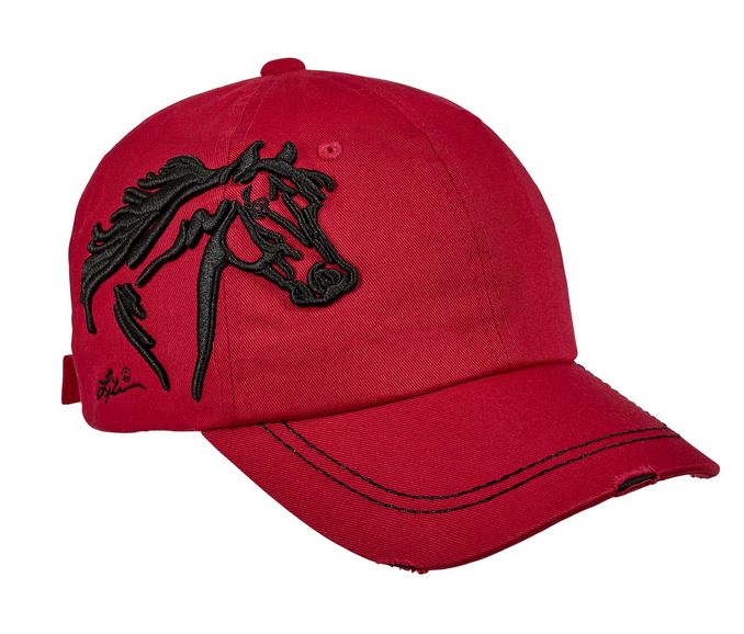 AWST Int'l Lila 3D Horse Head Cap