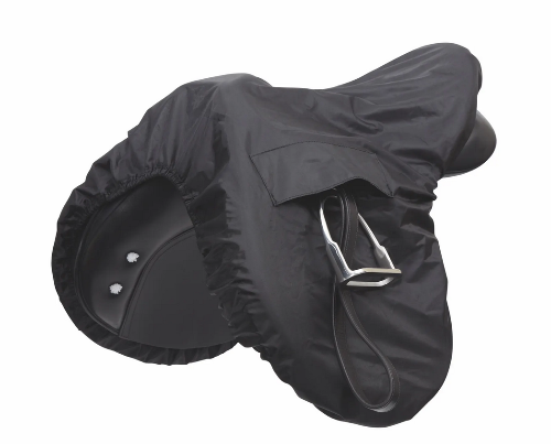 Waterproof Ride on Saddle Cover Black One Size - The Carousel Horse 