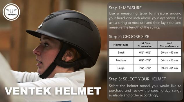 TuffRider Ventek Matte Finish Helmet