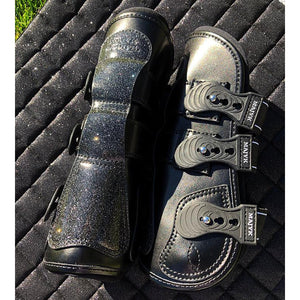 Majyk Equipe Estrella' Sparkle Leather Tendon Boots