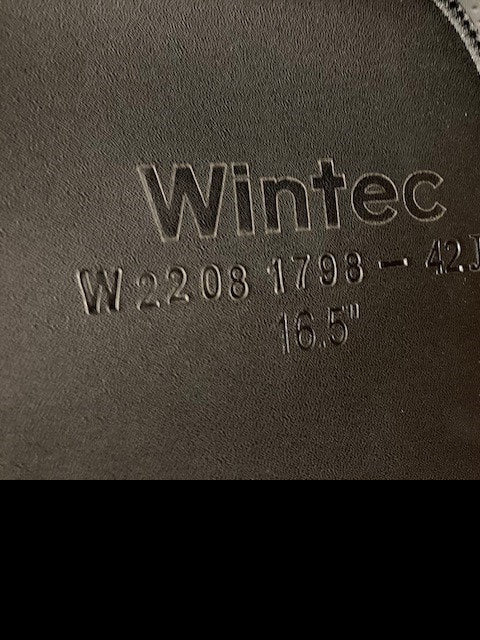 TEST RIDE/DEMO- Wintec 500 Jump Saddle BLACK WITH HART 16.5IN