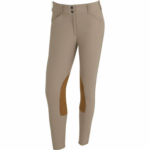 The Tailored Sportsman Ladies TS Trophy Hunter Front Zip Mid Rise Breech - CarouselHorseTack.com