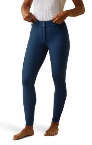 Ariat Ladies Tri Factor Grip Knee Patch Breech - Deep Petroleum CLOSEOUT