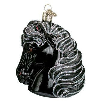 Old World Christmas Glass Horse Head Ornament