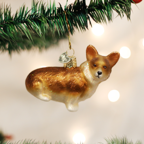 Pembroke Welsh Corgi Glass Ornament - CarouselHorseTack.com