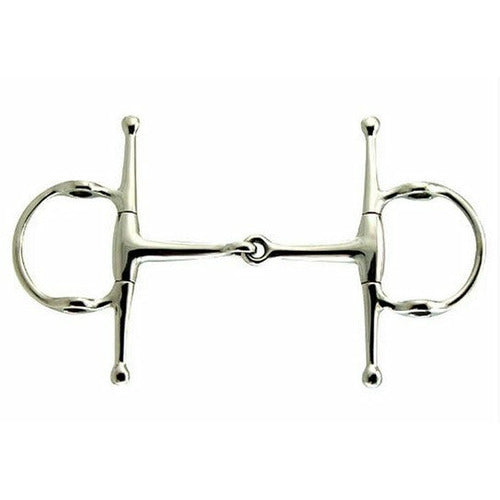 Korsteel Stainless Steel Jointed Full Cheek Gag Bit
