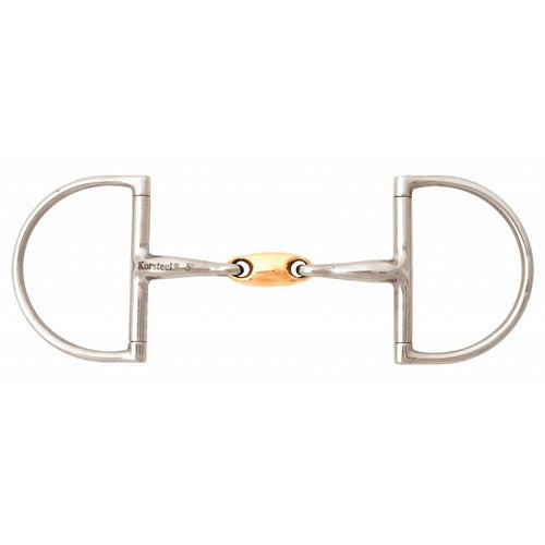 Korsteel Copper Oval Link Hunter Dee Snaffle - CarouselHorseTack.com