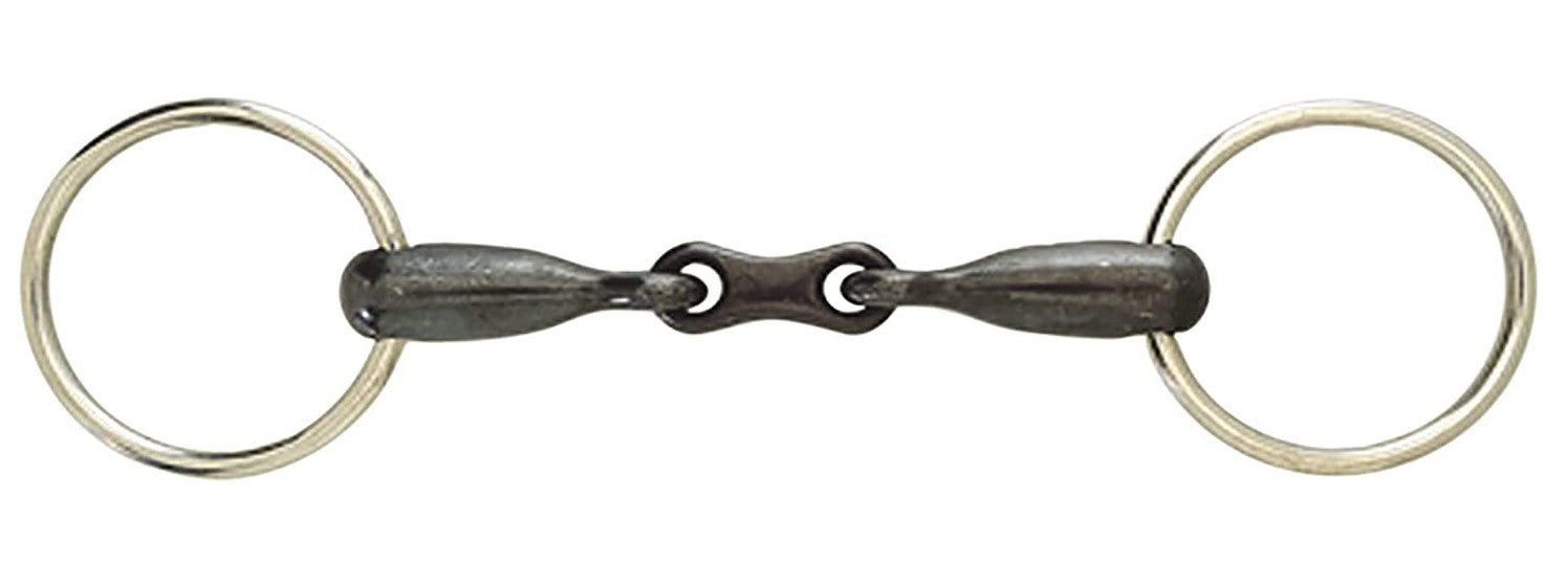 Korsteel Sweet Iron French Link Loose Ring Snaffle Bit