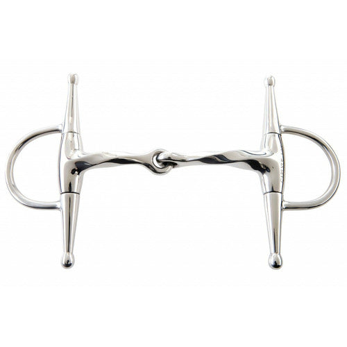 Korsteel Slow Twist Eggbutt Full Cheek Snaffle - CarouselHorseTack.com