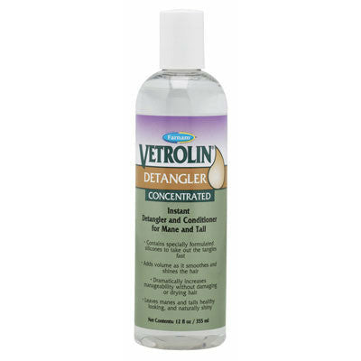 Vetrolin Detangler 12 oz - CarouselHorseTack.com