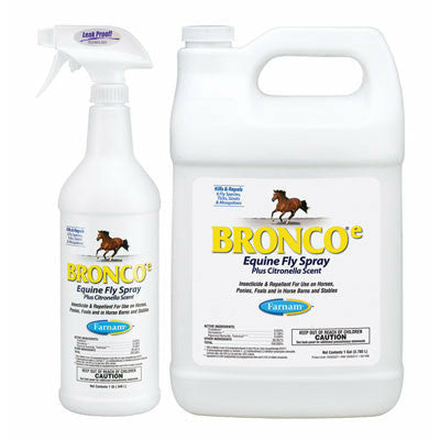 Bronco E Citronella Equine Fly Spray - CarouselHorseTack.com