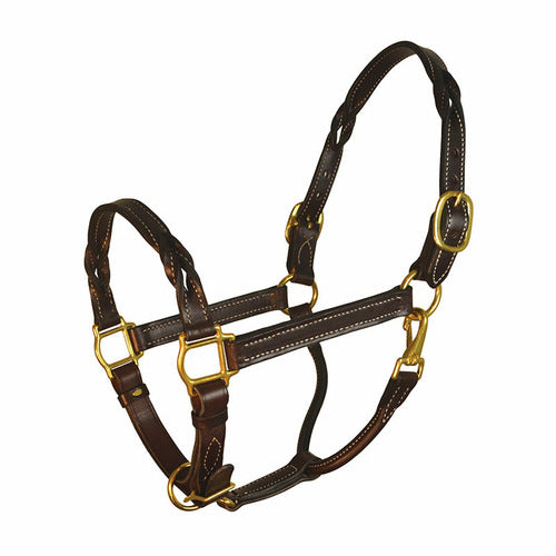 Perri's Twisted Leather Halter - CarouselHorseTack.com