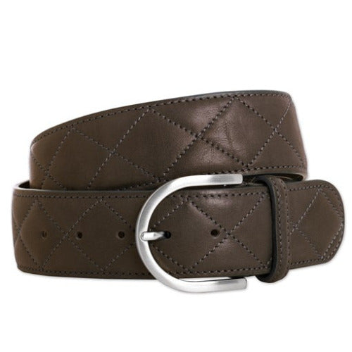 Tailored Sportsman Quilted Leather C Belt