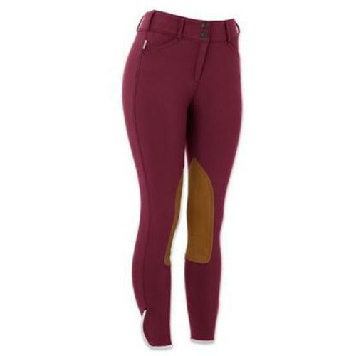 The Tailored Sportsman Ladies Vintage Contrast Patch Front Zip Low Rise Breech