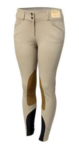 The Tailored Sportsman Ladies Mid Rise Front Zip Breech with Boot Sock