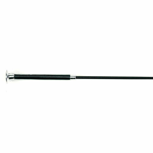 EquiStar Nickel Mushroom Cap Dressage Whip