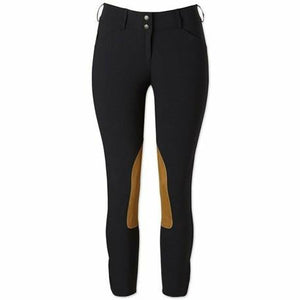 The Tailored Sportsman Ladies Vintage Contrast Patch Front Zip Low Rise Breech - CarouselHorseTack.com