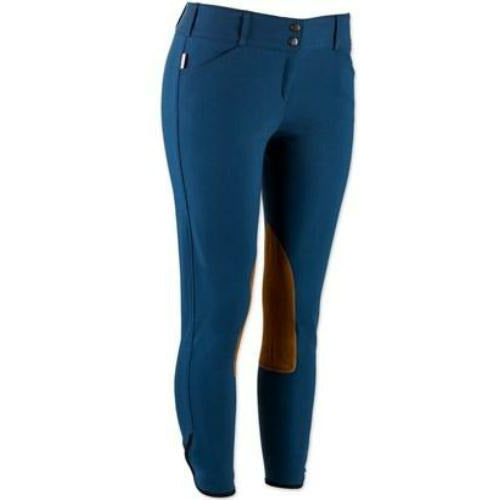 The Tailored Sportsman Ladies Vintage Contrast Patch Front Zip Low Rise Breech