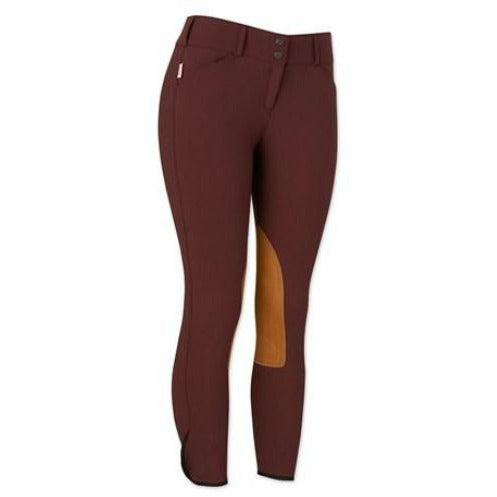The Tailored Sportsman Ladies Vintage Contrast Patch Front Zip Low Rise Breech
