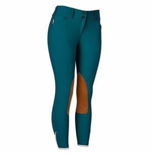 The Tailored Sportsman Ladies Vintage Contrast Patch Front Zip Low Rise Breech