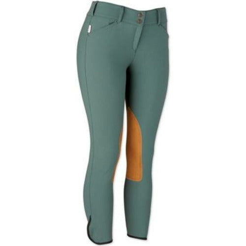The Tailored Sportsman Ladies Vintage Contrast Patch Front Zip Low Rise Breech