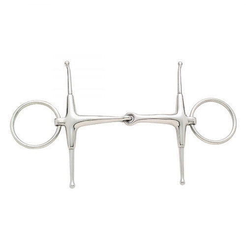 Korsteel Stainless Steel Jointed Fulmer Snaffle Bit