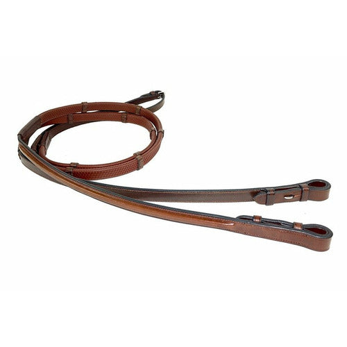Nunn Finer Amico Rubber Reins with Hand Stops