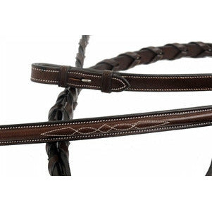 Nunn Finer Lace Reins with Hook Studs - CarouselHorseTack.com