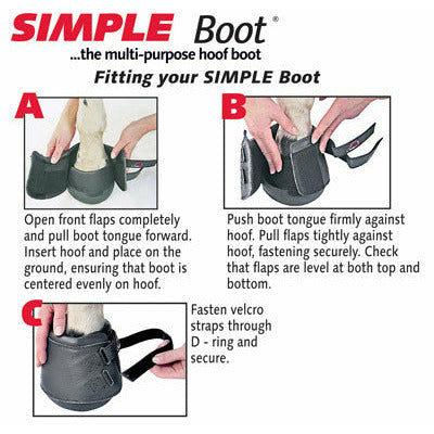 Cavallo Simple Horse Hoof Boots Pair-MULTIPLE SIZES - CarouselHorseTack.com