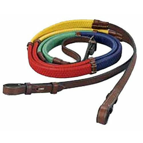 Kincade Rainbow Reins with Hook Studs - CarouselHorseTack.com