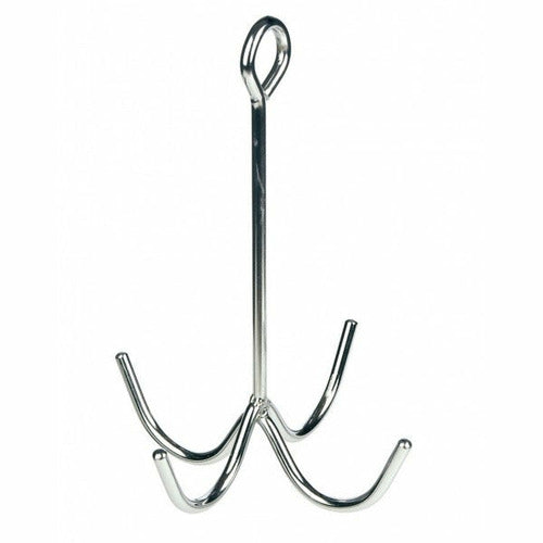 Four-Prong Chrome-Plated Cleaning Hook - CarouselHorseTack.com