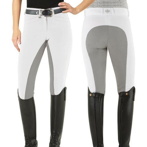 Ovation Ladies Celebrity Euroweave DX Slim Secret Full Seat Breeches - Regular