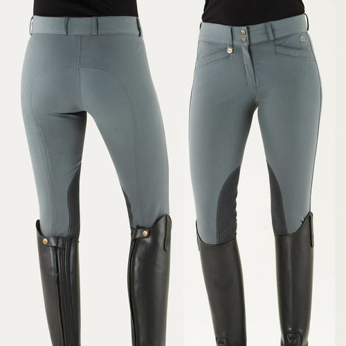 Ovation Ladies Celebrity Euroweave DX Slim Secret Knee Patch Breeches - Regular CLOSEOUT