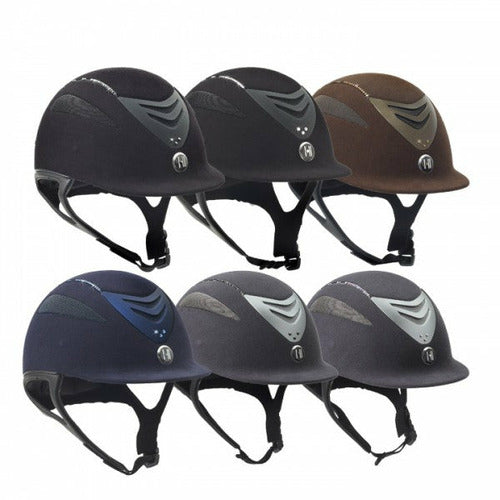 One K Defender Suede Helmet with Swarovski Stones - CarouselHorseTack.com