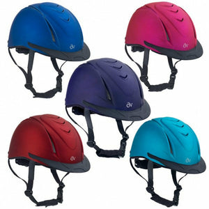 Ovation Metallic Schooler Helmet - CarouselHorseTack.com